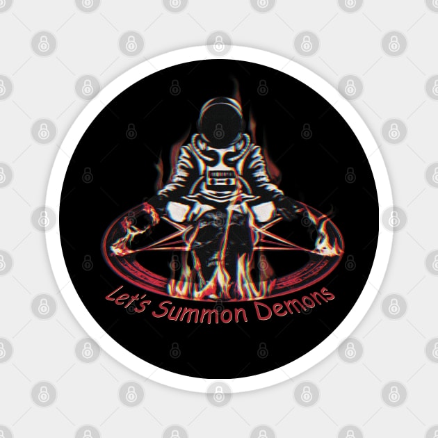 Let's Summon Demons Magnet by Trendsdk